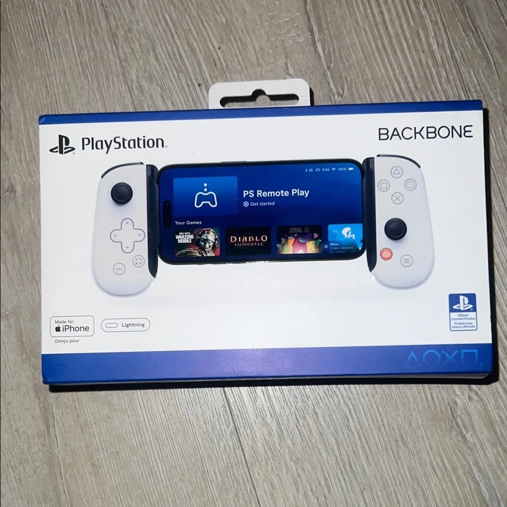 Sony PlayStation Backbone Controller - White and Black